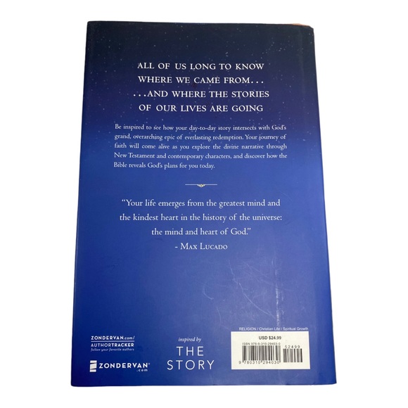 Lot of 4 Max Lucado GRACE, Fearless, Second Chances, & God‘s Story Books - Picture 10 of 13
